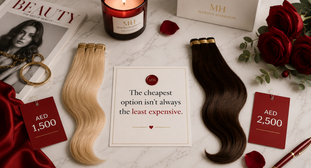 Luxury hair extensions in Dubai – premium human hair color comparison and quality guide
